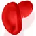 Oxballs Glowhole-2 Hollow Plug Large Red Morph with LED Insert 15.2cm