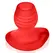 Oxballs Glowhole-1 Red Morph Small Plug with LED Light