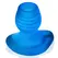Oxballs Glowhole-1 Hollow Plug Small Blue Morph with LED Illumination