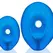 Oxballs Glowhole-1 Hollow Plug Small Blue Morph with LED Illumination