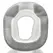 Oxballs Big-D White Flexible Grip Ring Ergonomic Design 9cm