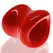 Oxballs Mega Squeeze Ergofit Ballstretcher Red Flexible Design 6cm