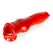 Oxballs FIDO Intimate Sleeve Red FLEX-TPR 23.5cm Adjustable Fit
