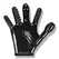 Oxballs Finger Glove Black - FLEX-TPR Textured Hand Gear Medium
