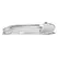 Oxballs Muscle Cocksheath Clear - Flexible TPR Extension Sleeve 23.4cm