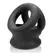 Oxballs Tri-Squeeze Black Ice Anatomical Sling & Support Ring