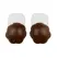 Bye Bra Silicone Pull-Ups XL Brown - Reusable Invisible Support 12cm