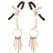 Sportsheets Verge Adjustable Intimate Clamps with Gold Rods, Black/Gold
