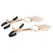 Sportsheets Verge Adjustable Intimate Clamps with Gold Rods, Black/Gold