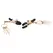 Sportsheets Verge Adjustable Intimate Clamps with Gold Rods, Black/Gold