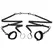 Sportsheets Pivot Connection Kit - Adjustable Support System 47” Black