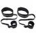 Sportsheets S&M Adjustable Thigh and Wrist Restraint System Black