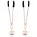Sportsheets S&M Brat Pearl Adjustable Nipple Clips Rose Gold Finish