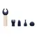 Pillow Talk Desires Navy Blue Bullet Set with 5 Silicone Attachments