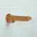 Naked Addiction Thrusting Model 23 cm Caramel Remote-Controlled Silicone