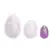 La Gemmes Pure Amethyst Yoni Egg S - Natural Crystal, 3x2.5cm