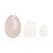 La Gemmes Yoni Egg Rose Quartz L - Natural Gemstone Wellness Trainer 5x3.5cm