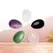 La Gemmes Yoni Egg Medium Clear Quartz - Natural Handcrafted Gemstone 4x3cm
