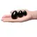 La Gemmes Black Obsidian Yoni Egg Set - Natural Stone, 3 Sizes, Handcrafted