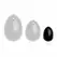 La Gemmes Black Obsidian Yoni Egg S - Natural Gemstone Trainer 3cm