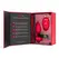 b-Vibe Heart Vibrating Remote Plug M/L Red - 15 Modes, Silicone, USB