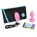 b-Vibe Vibrating Heart Plug S/M Pink - Remote Control, 15 Modes