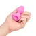b-Vibe Vibrating Heart Plug S/M Pink - Remote Control, 15 Modes