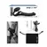 Strap-On-Me Multi Orgasm Black L - Bendable System, 3 Motors, Remote