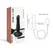 Strap-On-Me Inflatable Plug Black - Adjustable Size, Liquid Silicone