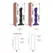 Strap-On-Me Dildo Geisha Ball Black M - Liquid Silicone, Rotating Beads
