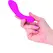 Swan Mini Swan Wand Vibrating Massager, Compact, Silicone, USB, Pink