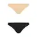 Bye Bra Invisible Brazilian Briefs 2-Pack Nude & Black Size L