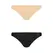 Bye Bra Invisible Brazilian Briefs 2-Pack Nude & Black Size M