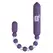 PowerBullet Mega Booty Beads Violet Flexible Vibrating System