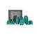 ZALO Nave Turquoise Green - Wireless Vibrating Nipple System, App Control