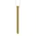 Le Wand Vibrating Necklace Gold - Elegant Jewelry & 8-Mode Baton, 26'' Chain