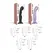 Strap-On-Me Dildo Plug P&G Large Metallic Lilac - Liquid Silicone