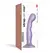 Strap-On-Me Dildo Plug P&G Metallic Lilac M - Liquid Silicone, Ergonomic