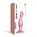 Strap-On-Me Dildo Plug Curvy Metallic Sugar Pink M - Liquid Silicone, Suction Cup