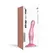 Strap-On-Me Curvy Metallic Sugar Pink S - Flexible Liquid Silicone Plug