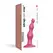 Strap-On-Me Plug Beads Metallic Raspberry Pink S - Liquid Silicone, 3-Step Design