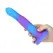 Addiction Rave Bendable Silicone Model Blue/Purple 20cm with PowerBullet
