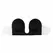 Bye Bra Seamless U-Style Bra Cup D Black - Strapless, Backless, Invisible