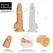 BMS Factory Naked Addiction IncrediFeel Rotating Vibrating System 20cm Caramel