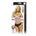 Latexwear Premium Latex Open Crotch Panty Black S/M with X Pasties