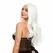 Pleasure Wigs Jessie White Glow-in-the-Dark Long Wavy Synthetic Wig