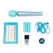 Le Wand Petite All That Glimmers Blue - Compact Rechargeable Wand Set