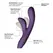 Je Joue Hera Purple - Dual-Action Silicone Intimate Machine, USB, Waterproof