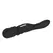 Nalone Jane Black Dual-Ended Vibrating Silicone Massager 23cm
