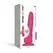 Strap-On-Me Sliding Skin Silicone Model Fuchsia L - Dual Density, Flexible